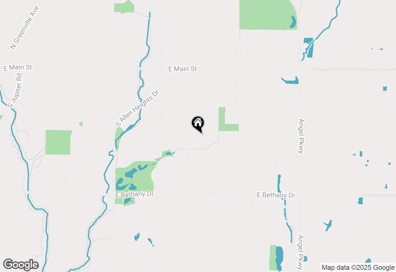 Map of 1438 Woodmont Drive, Allen, TX 75002