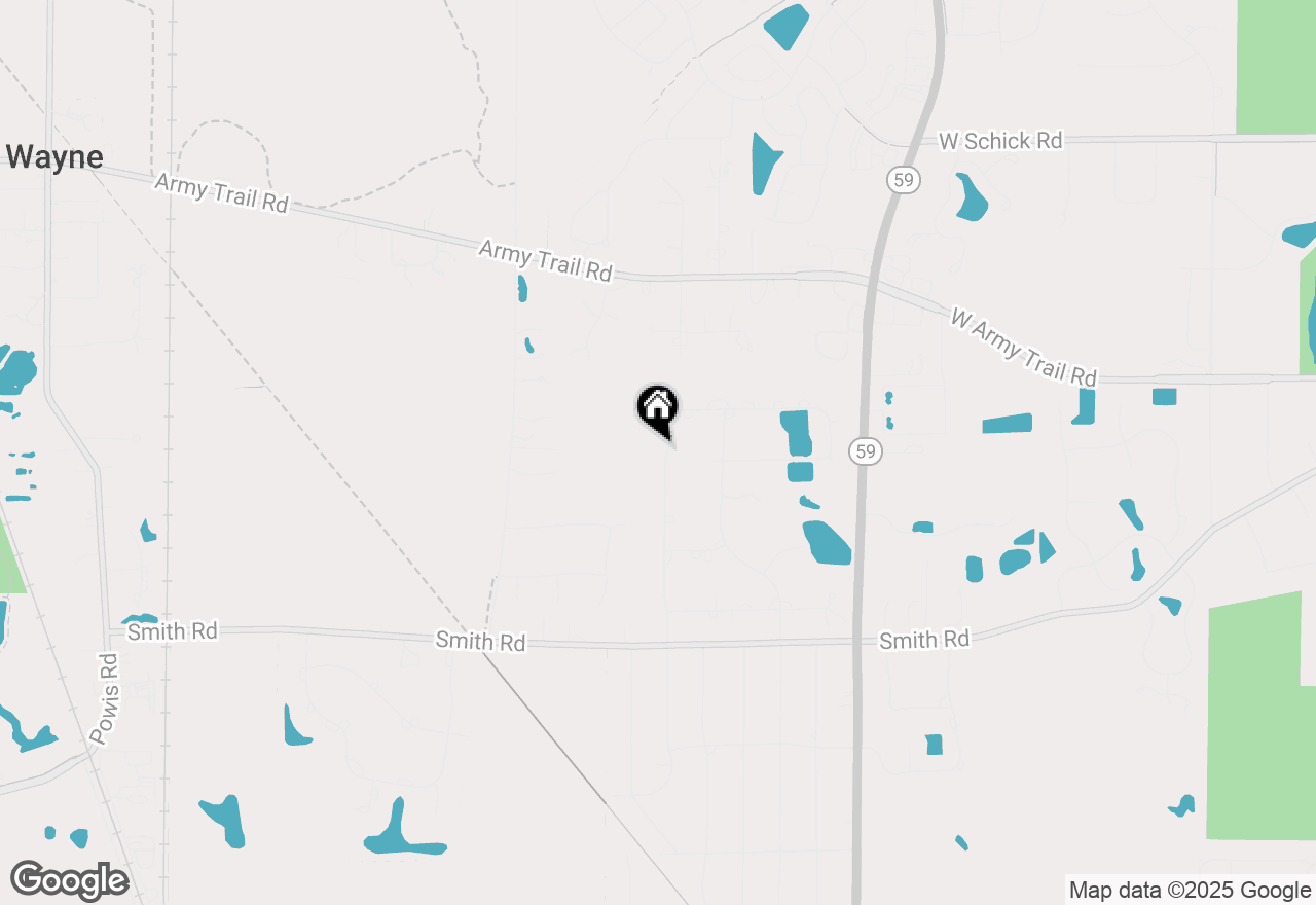 Map of 4N694 Mountain Ash Drive, Wayne, IL 60184