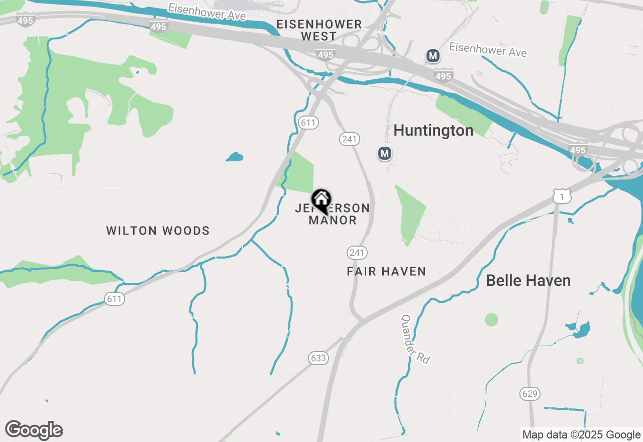 Map of 5918 Edgehill Court, Alexandria, VA 22303