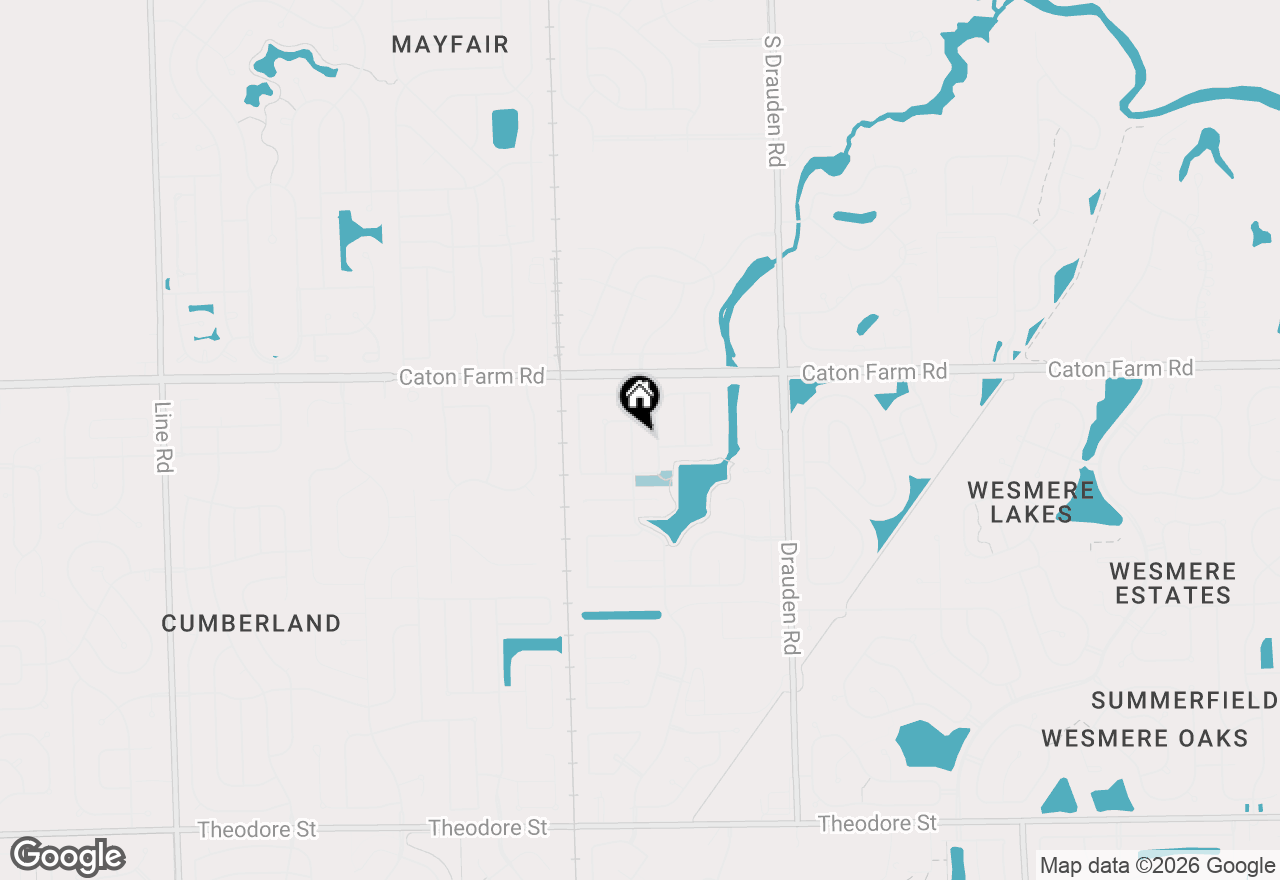 Map of 2216 Caton Ridge Drive, Plainfield, IL 60586
