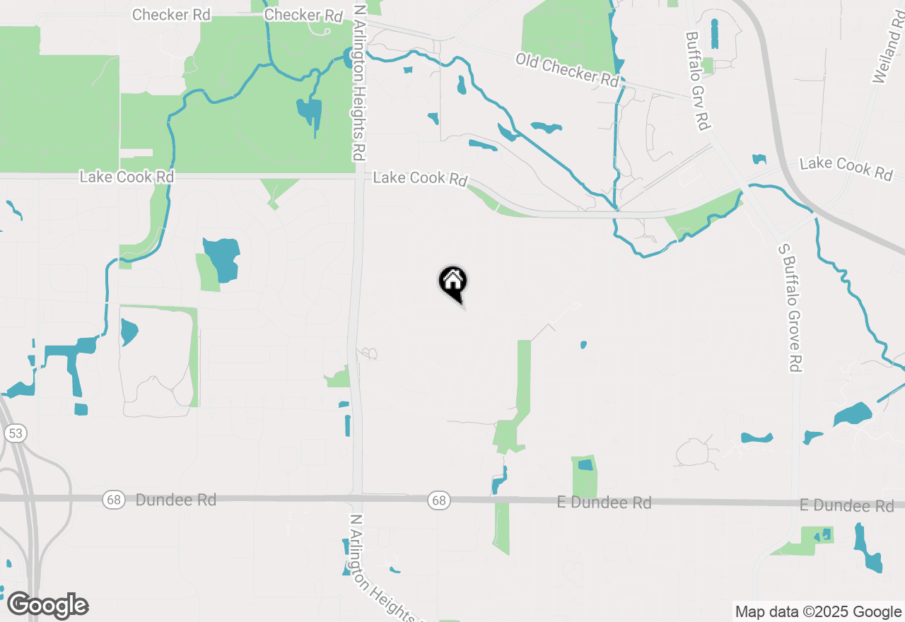 Map of 899 Bernard Drive, Buffalo Grove, IL 60089