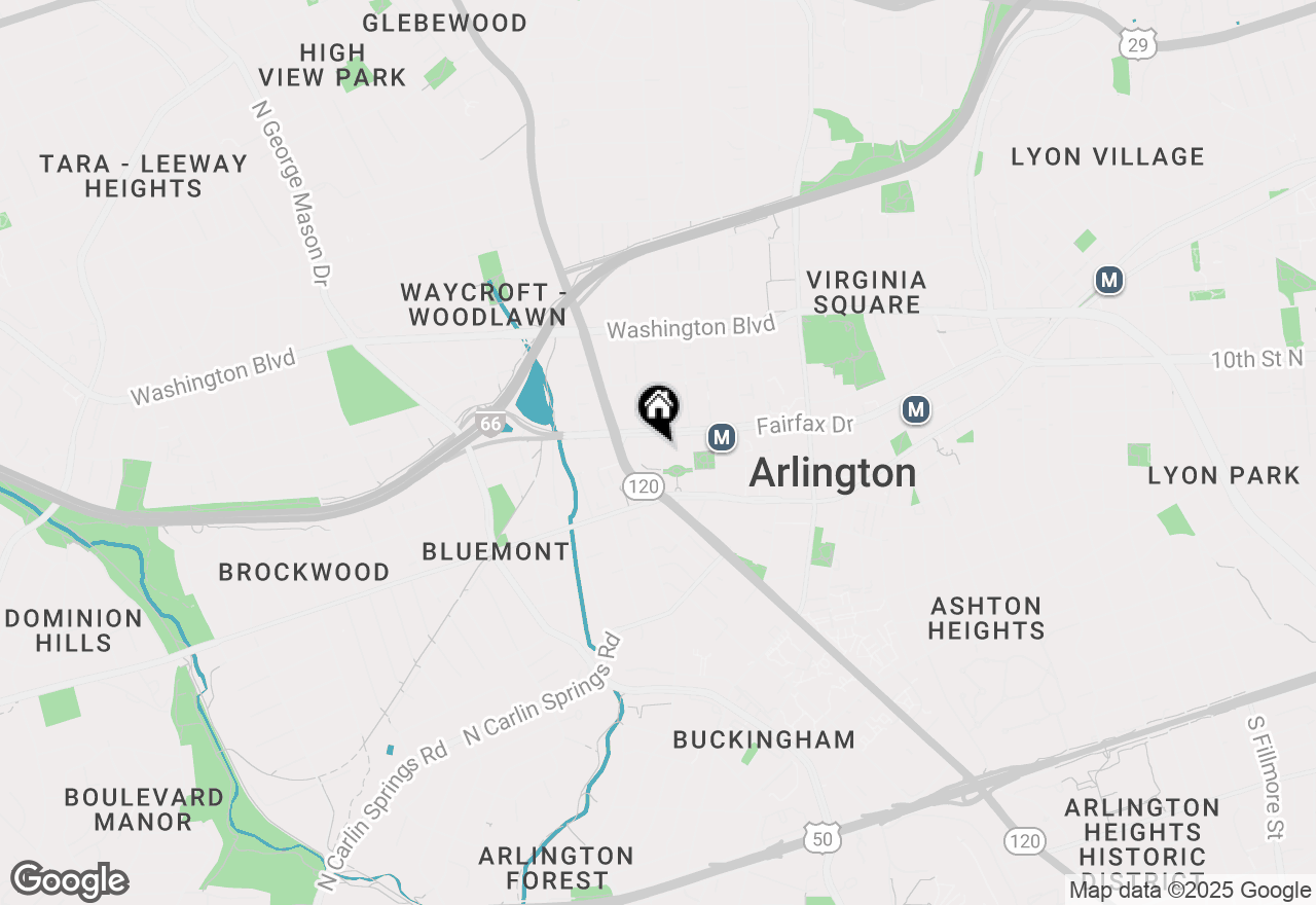 Map of 851 N Glebe Road #1311, Arlington, VA 22203