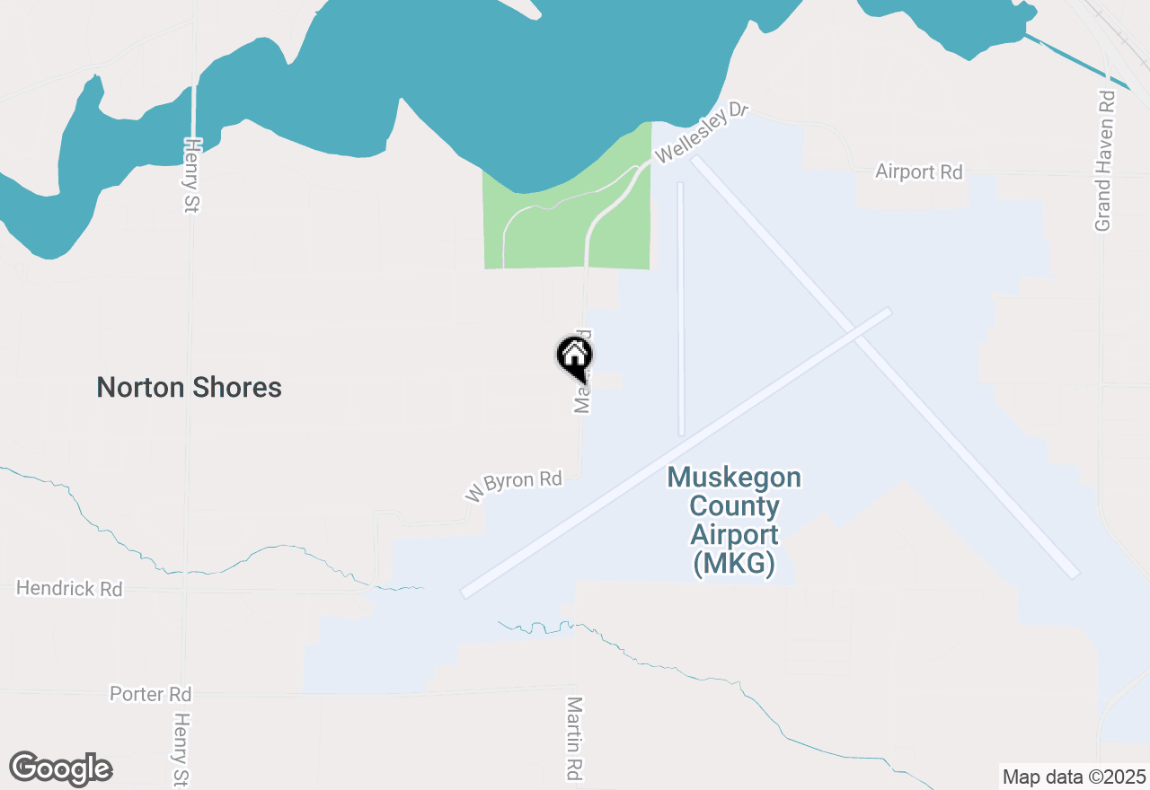 Map of 4641 Martin Road, Norton Shores, MI 49441