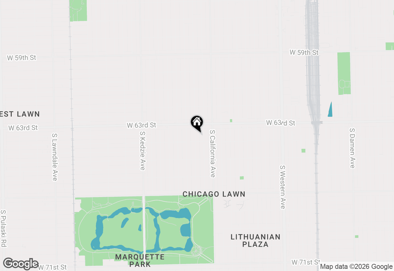 Map of 6341 S Francisco Avenue, Chicago, IL 60629