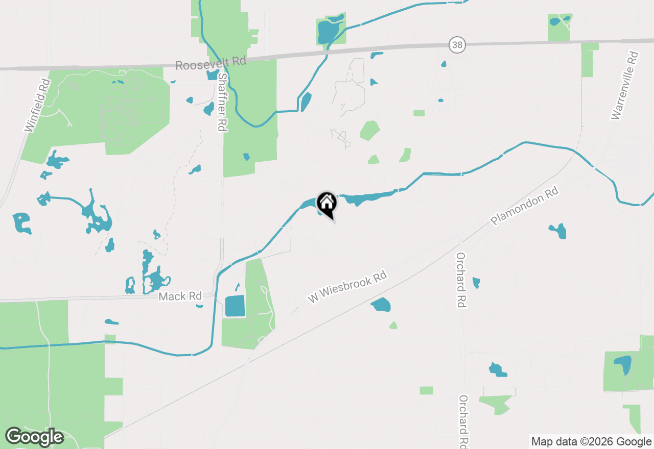 Map of 2099 Creekside Drive #1-4, Wheaton, IL 60189