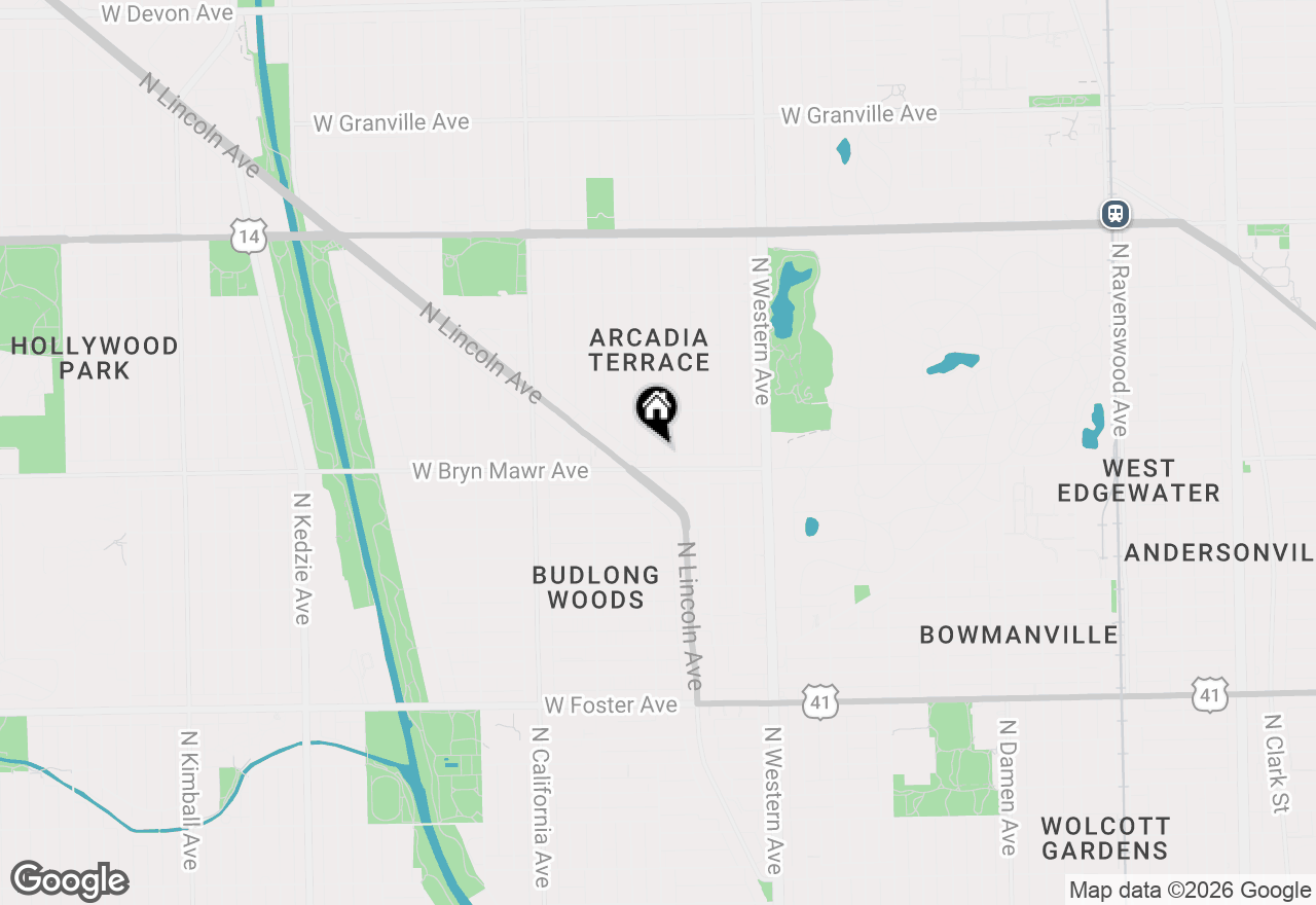 Map of 5615 N Rockwell Street, Chicago, IL 60659