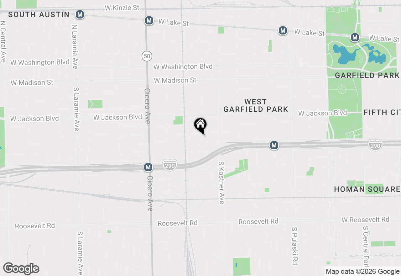 Map of 414 & 410 S Kilbourn Avenue, Chicago, IL 60624