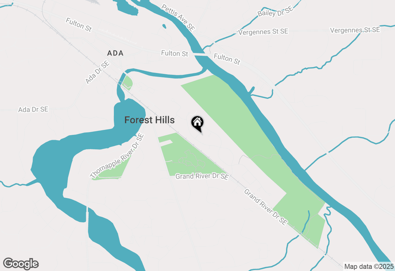 Map of 935 Thornapple Club Court Se, Ada, MI 49301