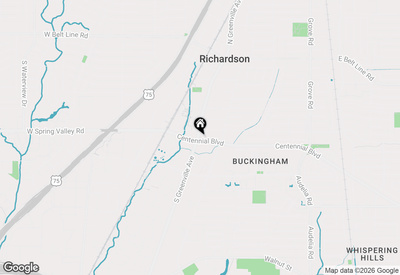 Map of 301 Centennial Boulevard, Richardson, TX 75081