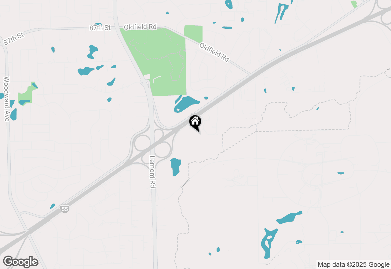 Map of 2300 Oakmont Way #406, Darien, IL 60561