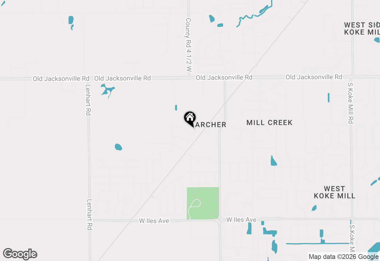 Map of 4605 Bellevue Drive, Springfield, IL 62711