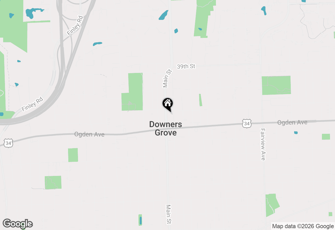 Map of 4217 Main Street, Downers Grove, IL 60515