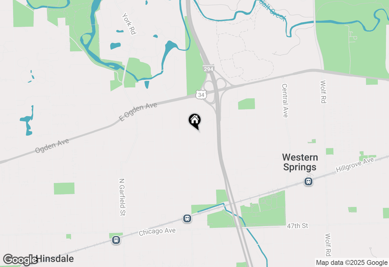 Map of 612 Phillippa Street, Hinsdale, IL 60521