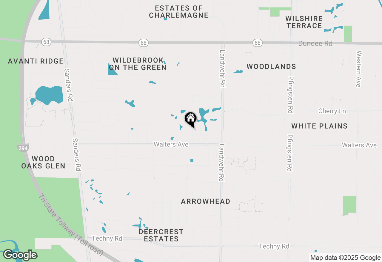 Map of 2 The Court Of Tyronwood, Northbrook, IL 60062