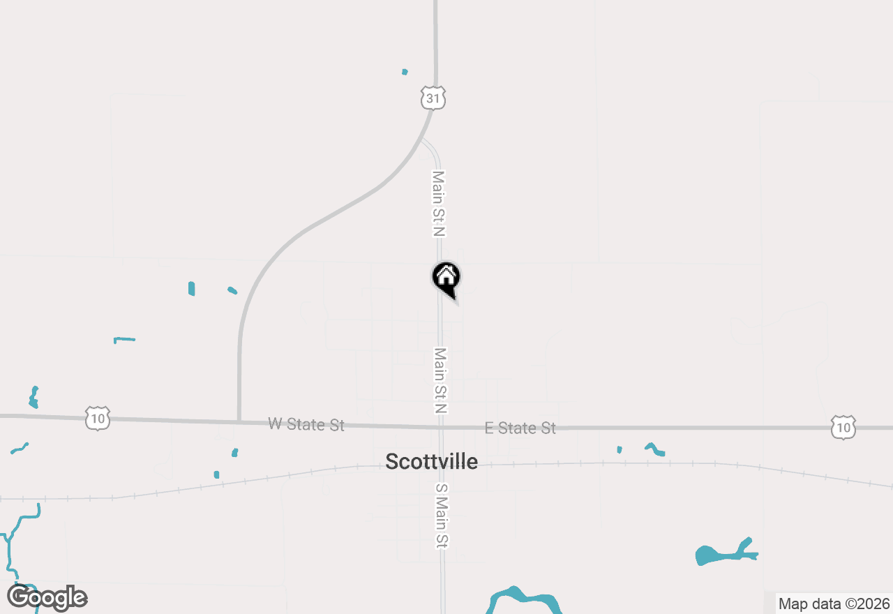 Map of 508 N Main Street, Scottville, MI 49454