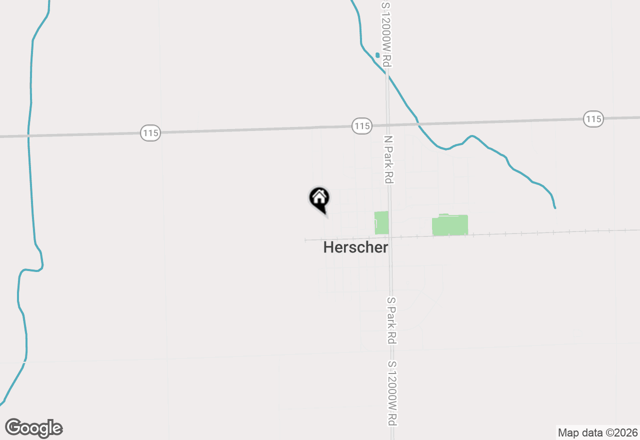 Map of 175 N Elm Street, Herscher, IL 60941