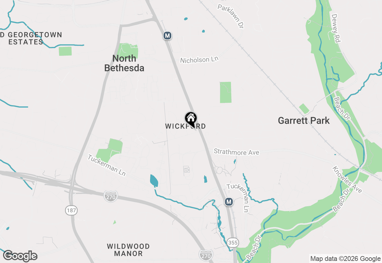 Map of 10902 Wickshire Way #F, Rockville, MD 20852