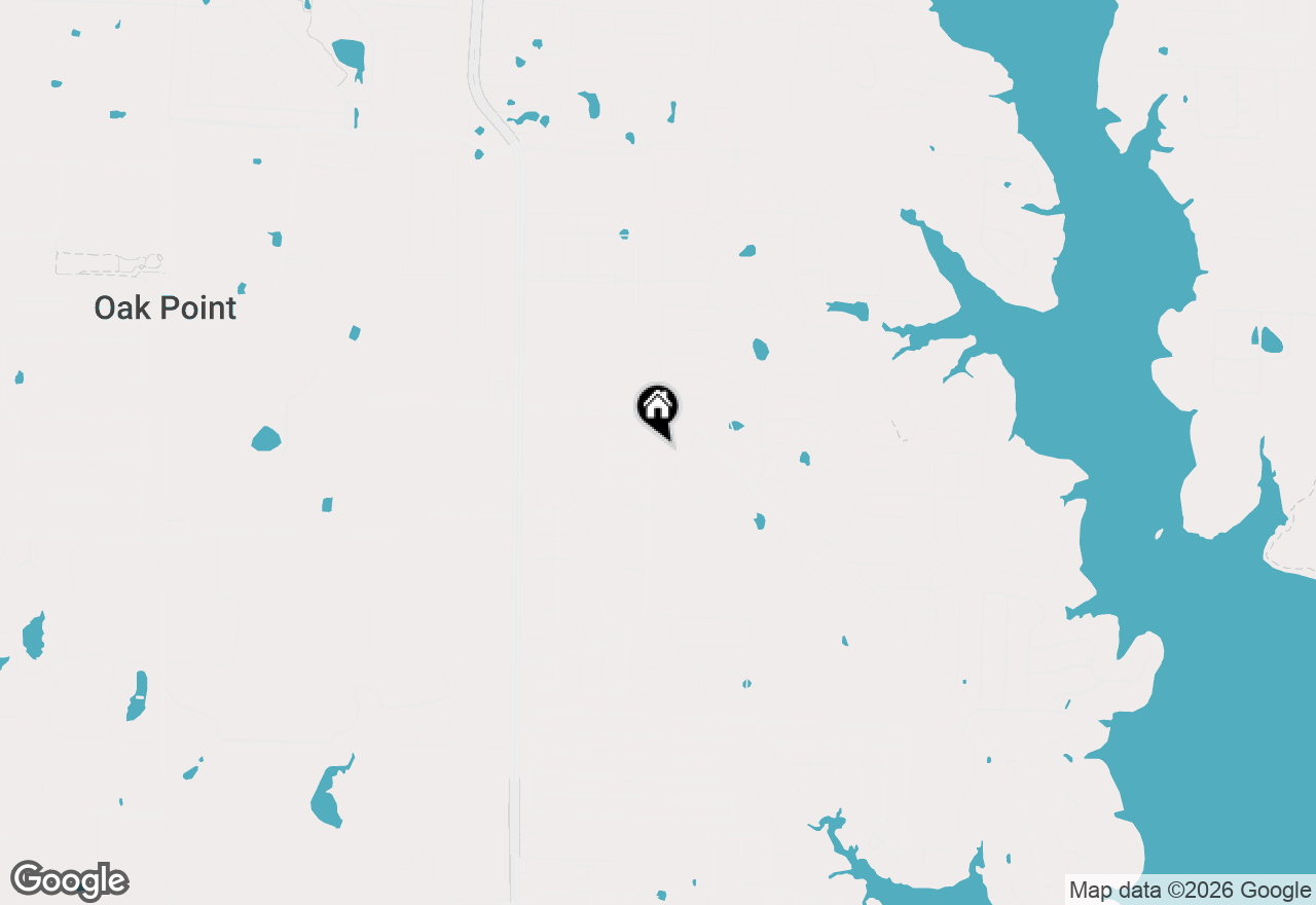 Map of 639 Woodridge Drive, Oak Point, TX 75068