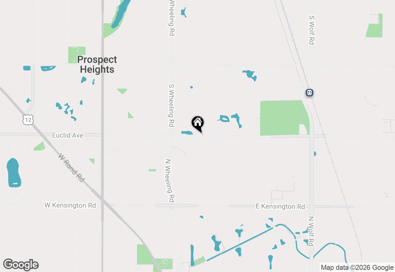 Map of 366 Country Club Drive, Prospect Heights, IL 60070