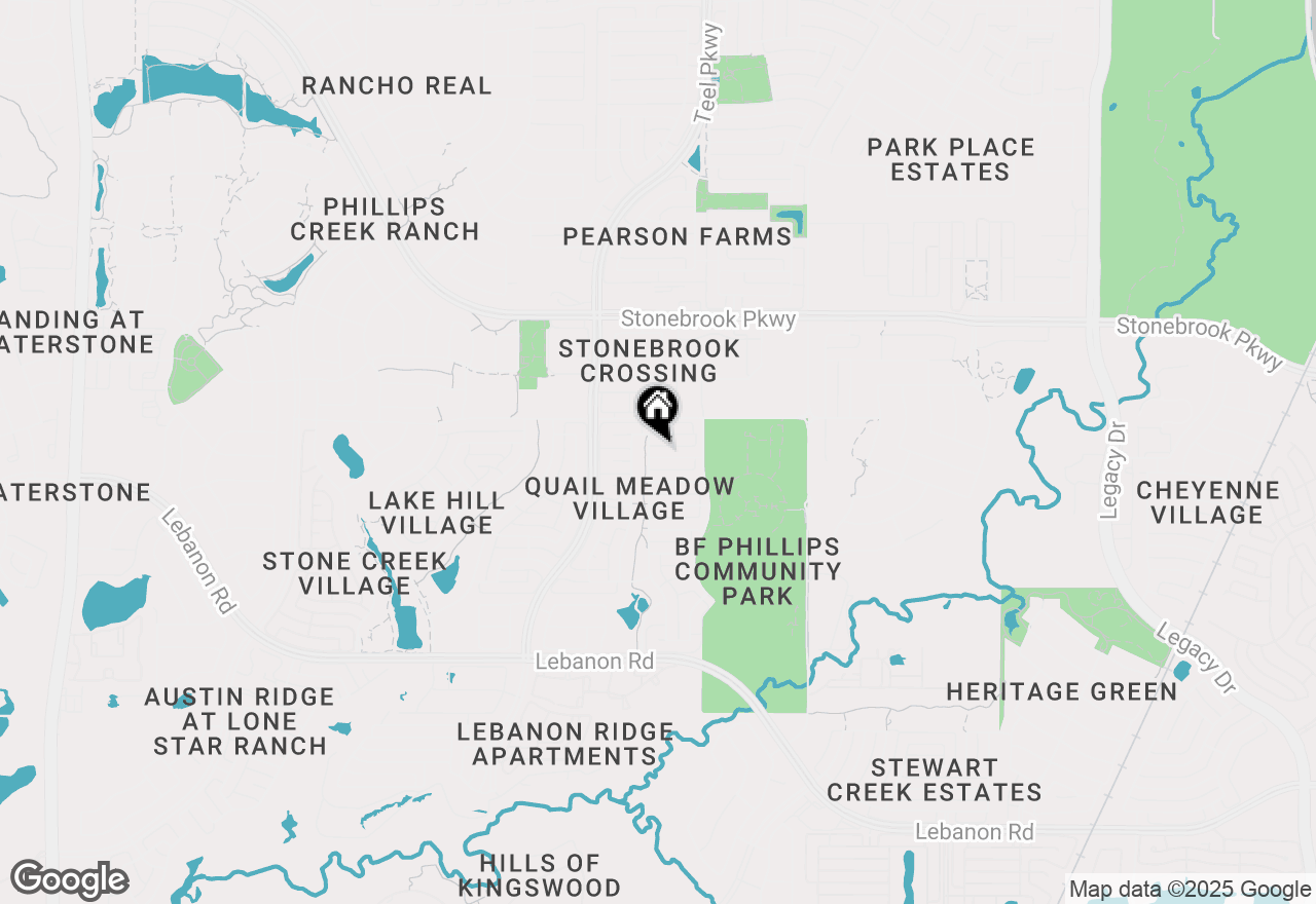 Map of 2728 Breezy Point Lane, Frisco, TX 75034
