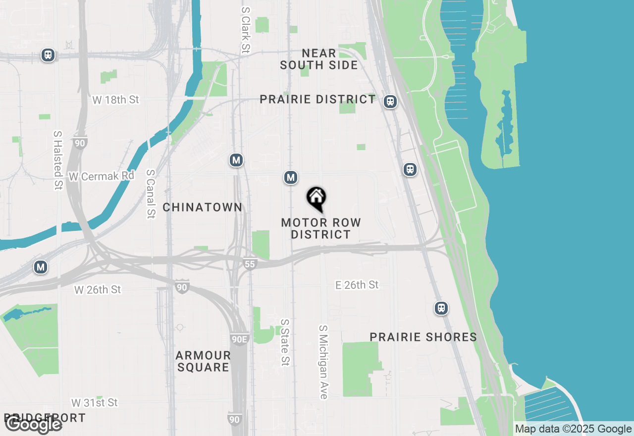 Map of 2332 S Michigan Avenue #404, Chicago, IL 60616