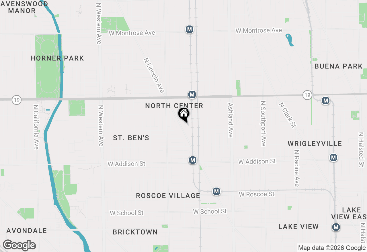 Map of (Address confidential), Chicago, Illinois 60613