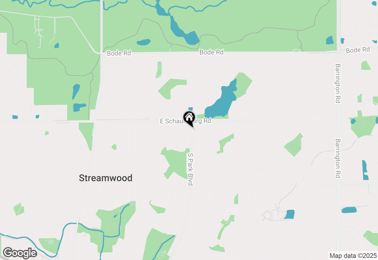 Map of 19 Woodridge Lane, Streamwood, IL 60107