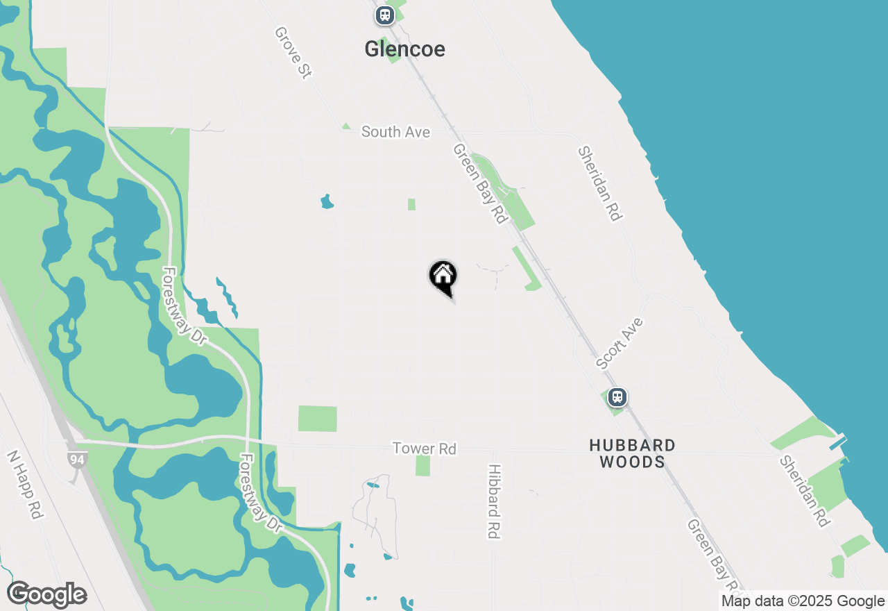 Map of 465 Woodlawn Avenue, Glencoe, IL 60022