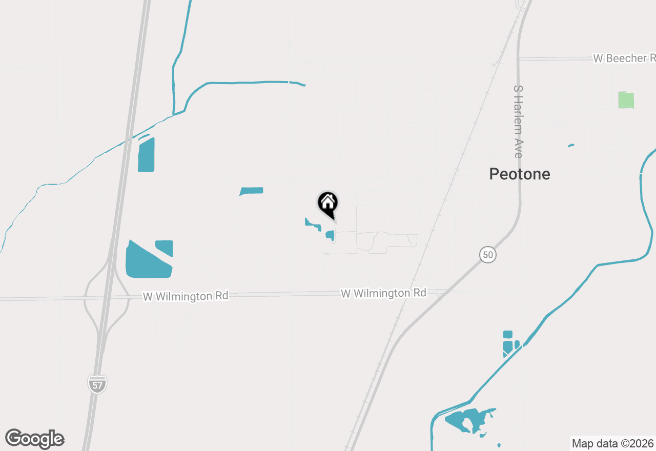 Map of 341 Hans Brinker Road, Peotone, IL 60468