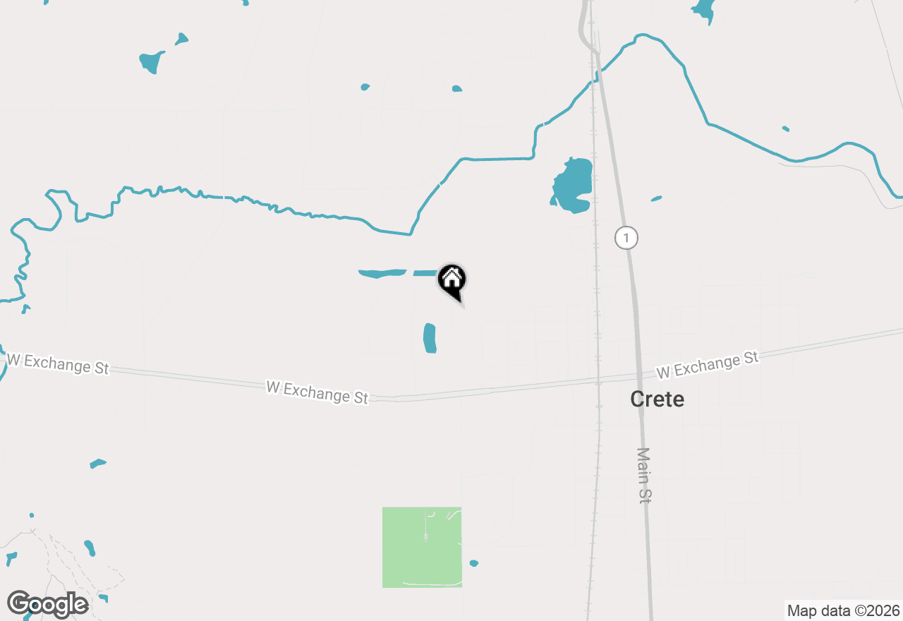 Map of 24395 Patriot Lane, Crete, IL 60417