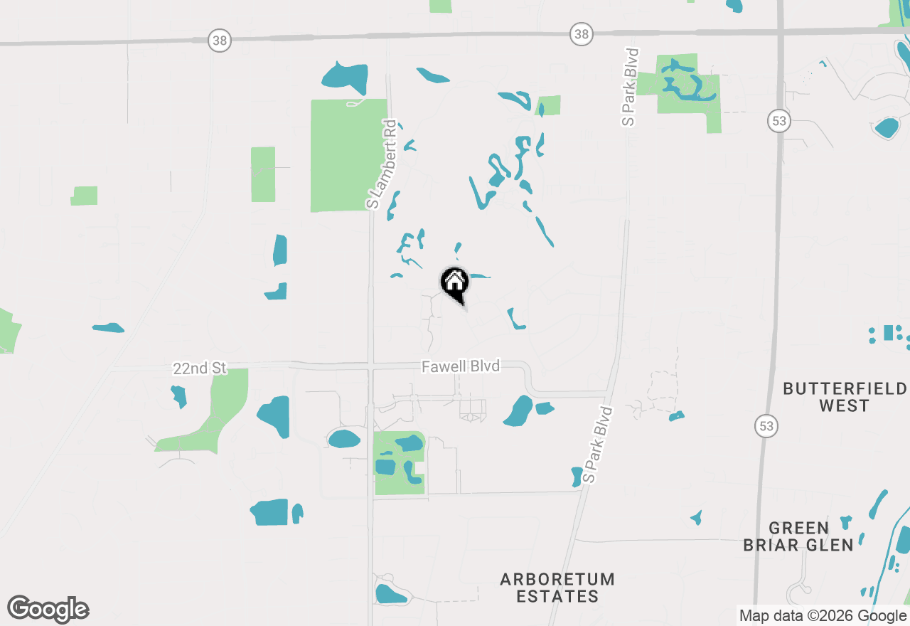 Map of (Address confidential), Glen Ellyn, Illinois 60137