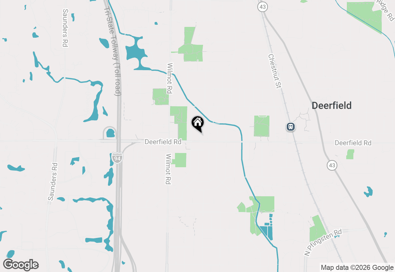 Map of 816 Holmes Avenue, Deerfield, IL 60015