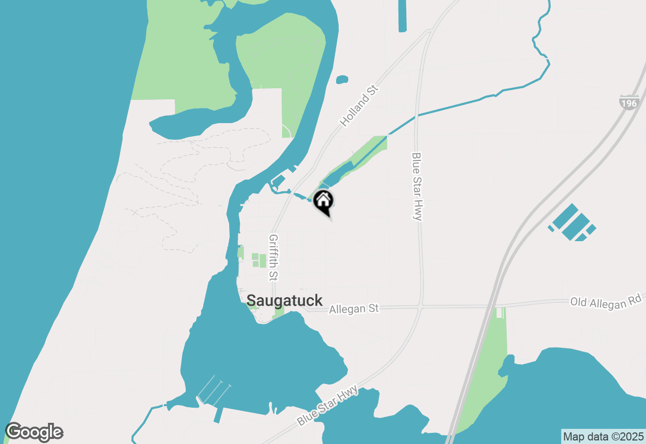 Map of 665 Spear Street, Saugatuck, MI 49453