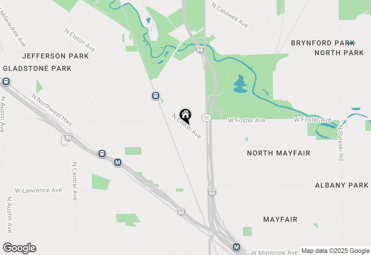 Map of 5158 N Elston Avenue #3, Chicago, IL 60630