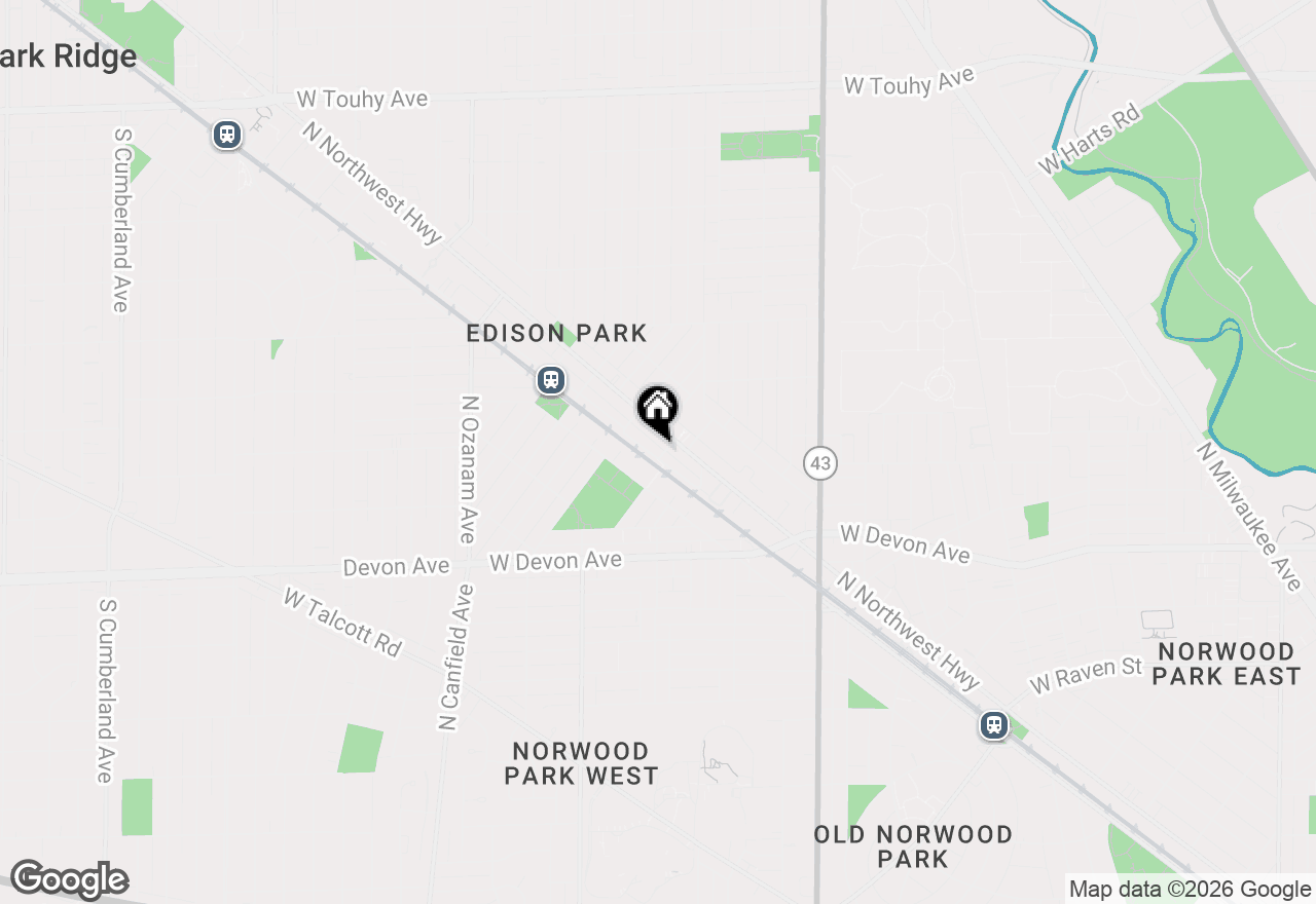 Map of (Address confidential), Chicago, Illinois 60631