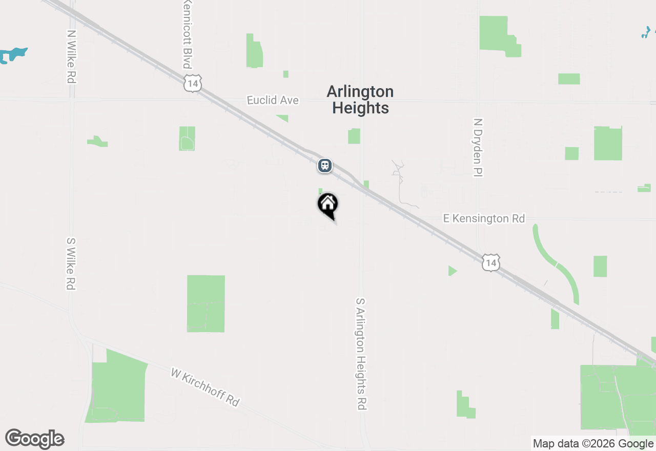 Map of 110 S Dunton Avenue #2K, Arlington Heights, IL 60005