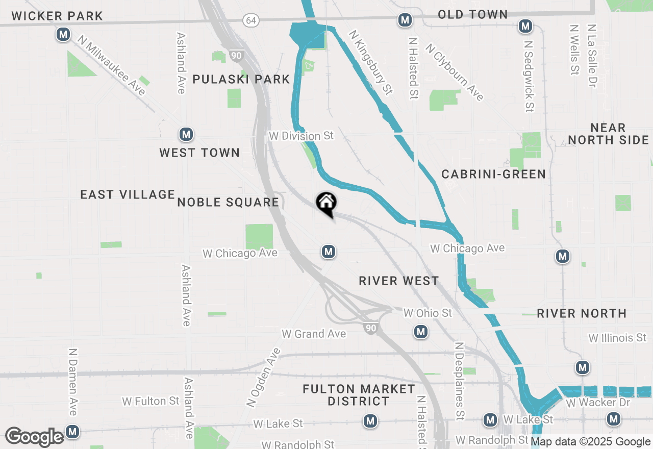 Map of 856 N May Street #2R, Chicago, IL 60642
