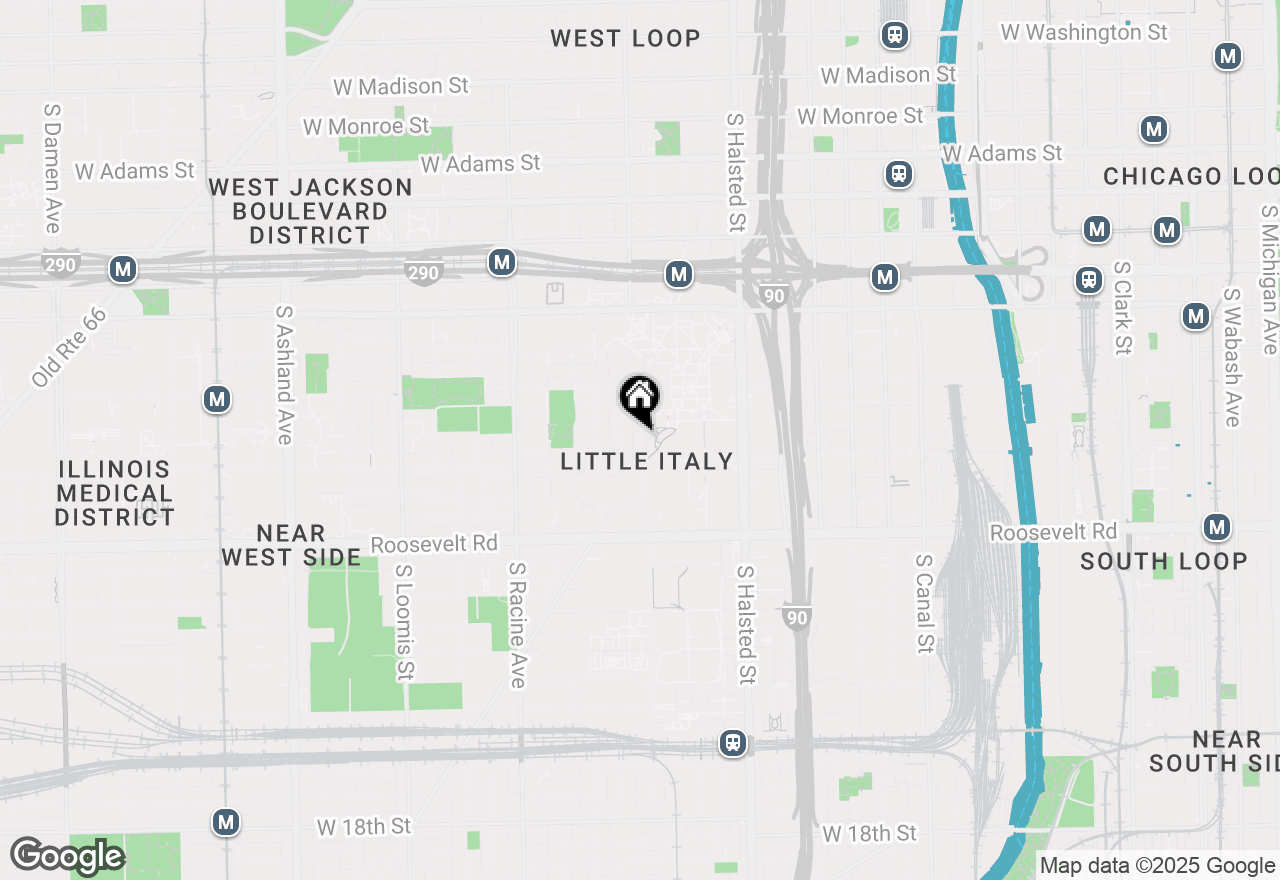 Map of 904 S Morgan Street, Chicago, IL 60607