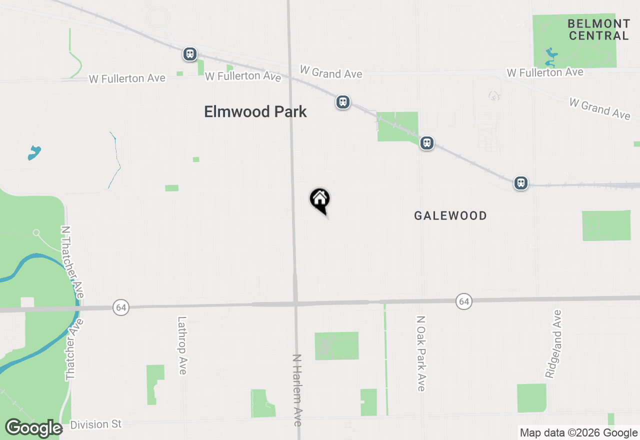 Map of 7139 W Cortland Street, Chicago, IL 60707