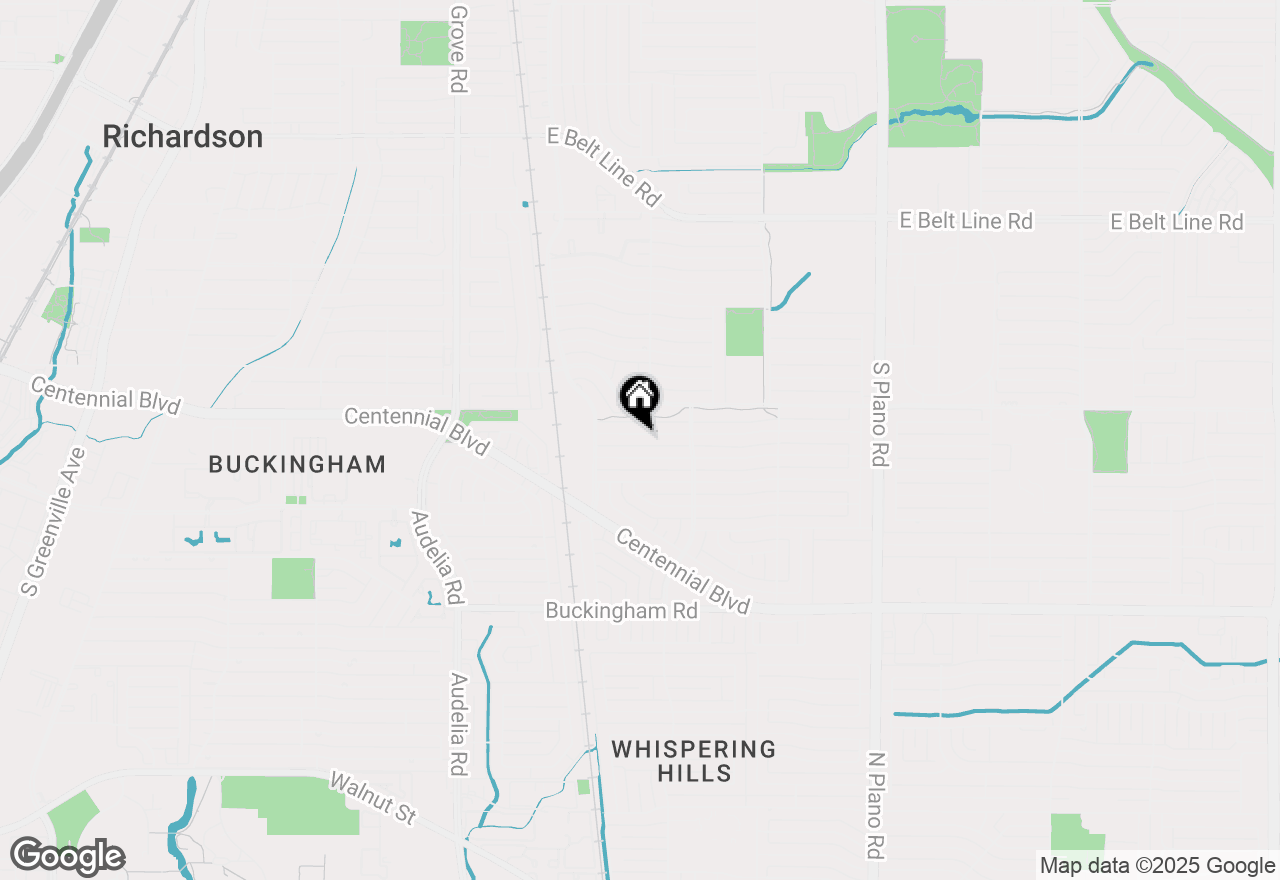 Map of 814 Hillsdale Drive, Richardson, TX 75081