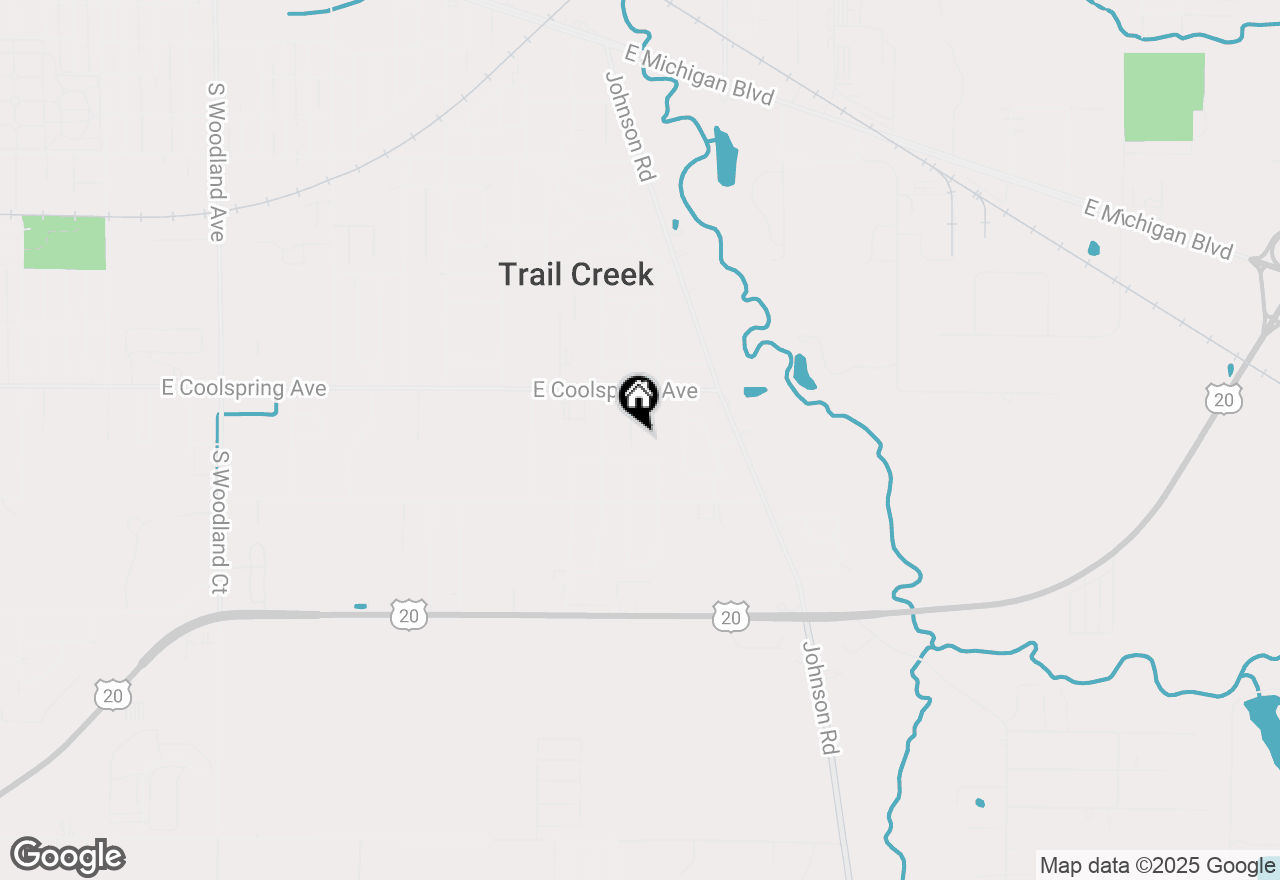 Map of 425 Trail Street, Trail Creek, IN 46360