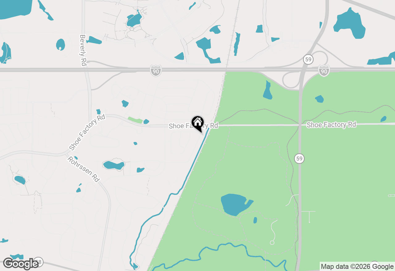 Map of 1820 Nicholson Drive, Hoffman Estates, IL 60192