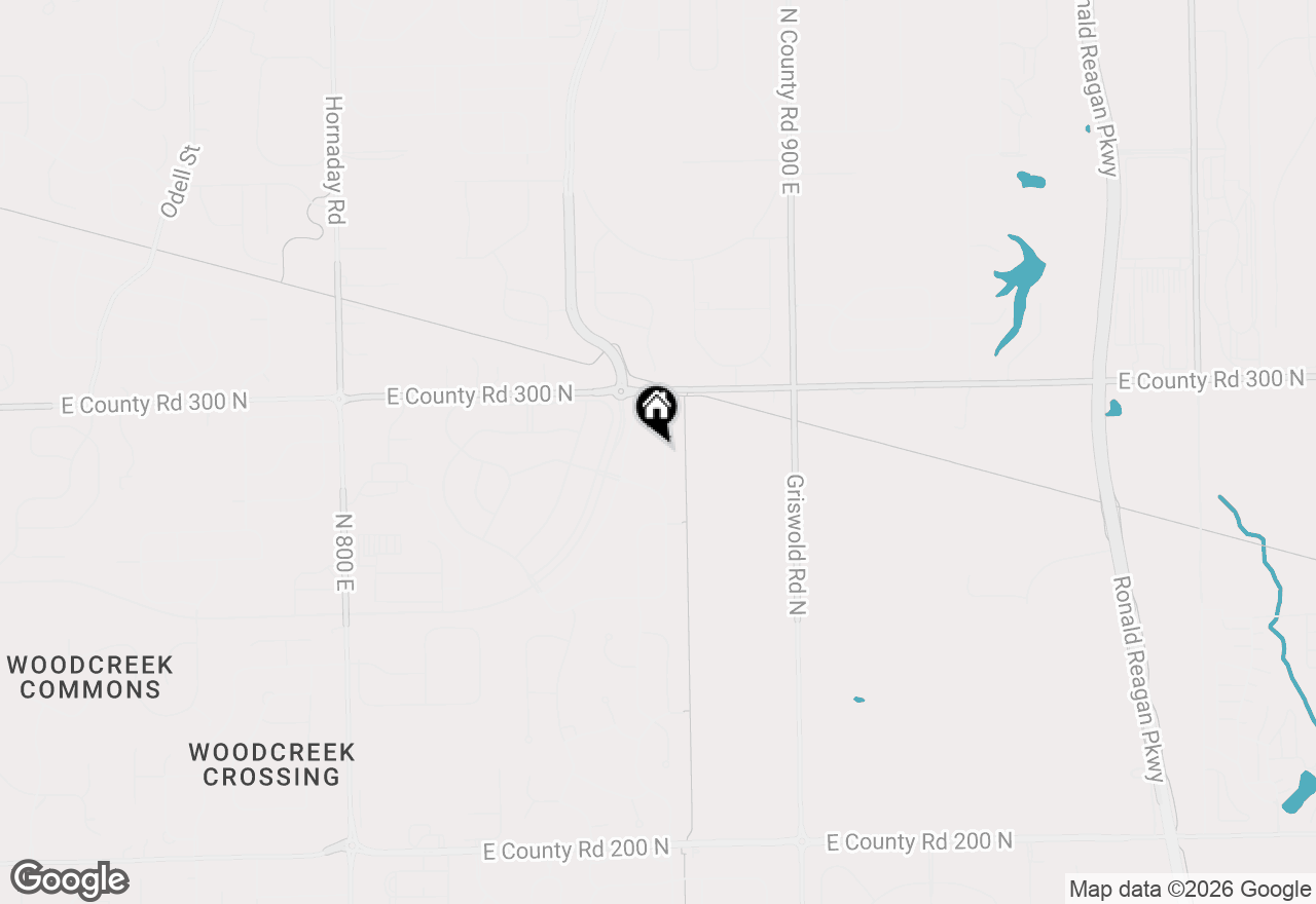 Map of 2870 Avebury Way, Brownsburg, IN 46112