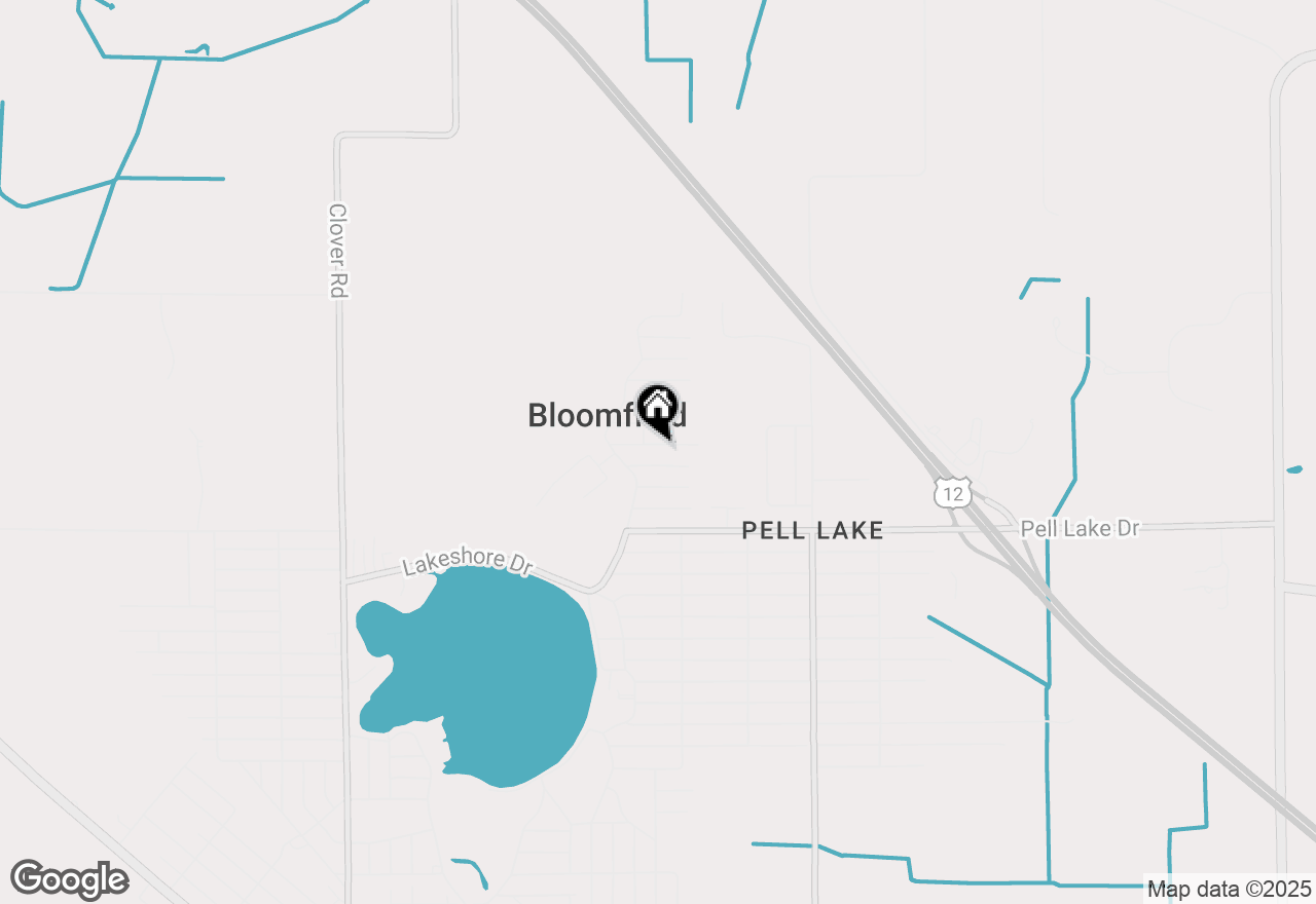 Map of W1029 Golden Glow Rd, Genoa City, WI 53128