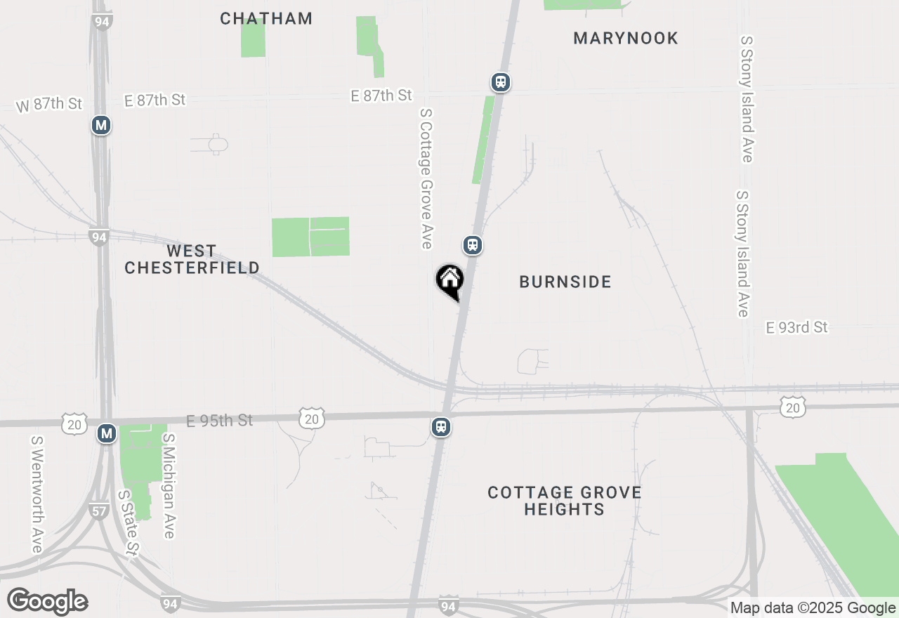 Map of 9220 S Dauphin Avenue, Chicago, IL 60619