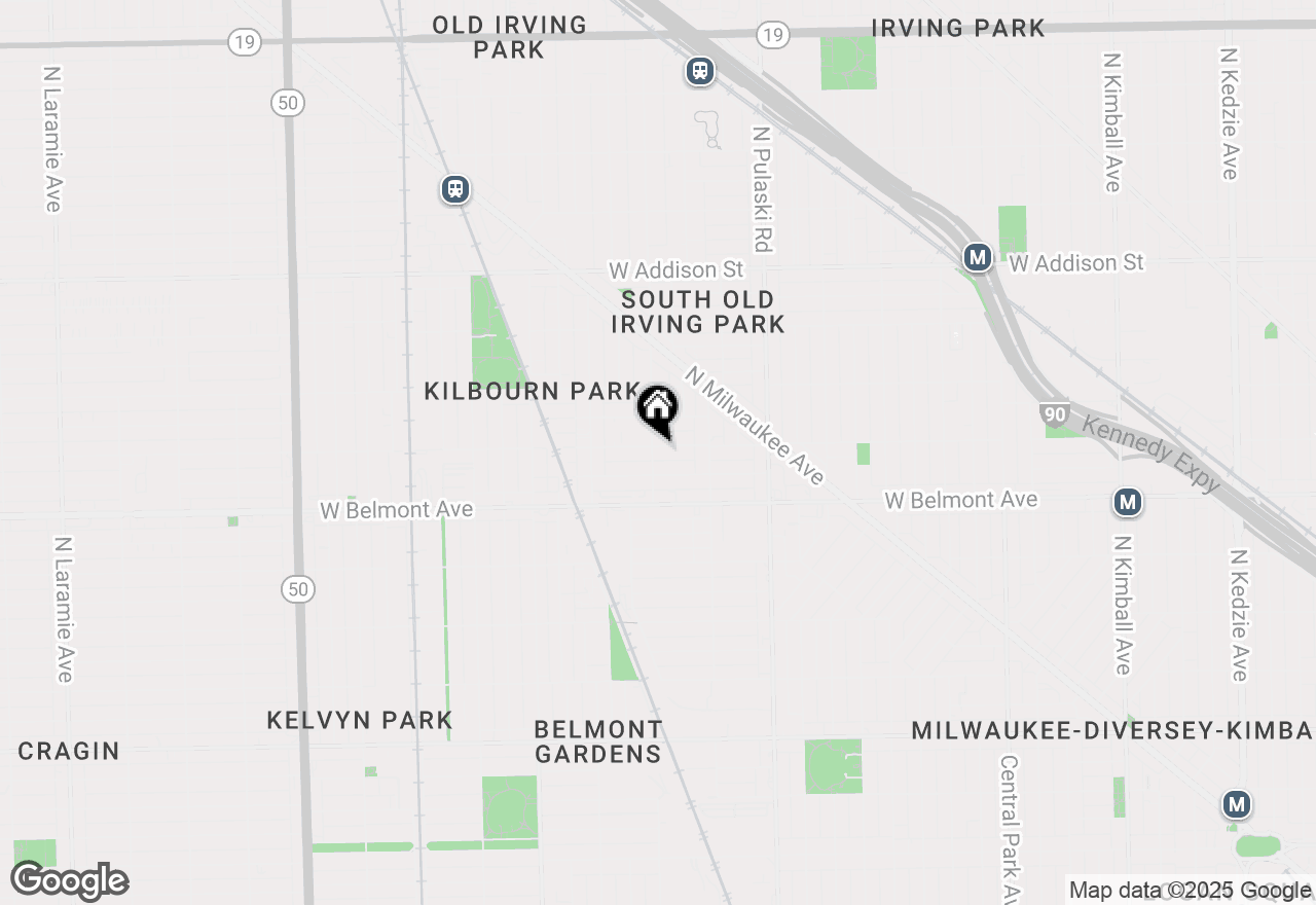 Map of 3249 N Keeler Avenue #2W, Chicago, IL 60641