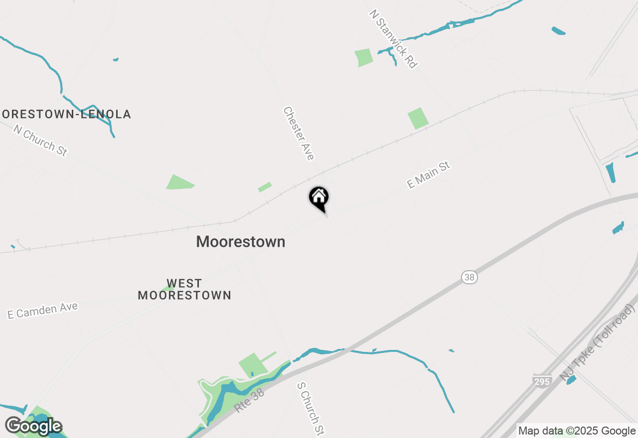 Map of 66 E Main Street, Moorestown, NJ 08057