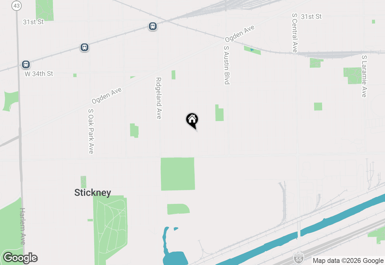 Map of 3734 Lombard Avenue, Berwyn, IL 60402