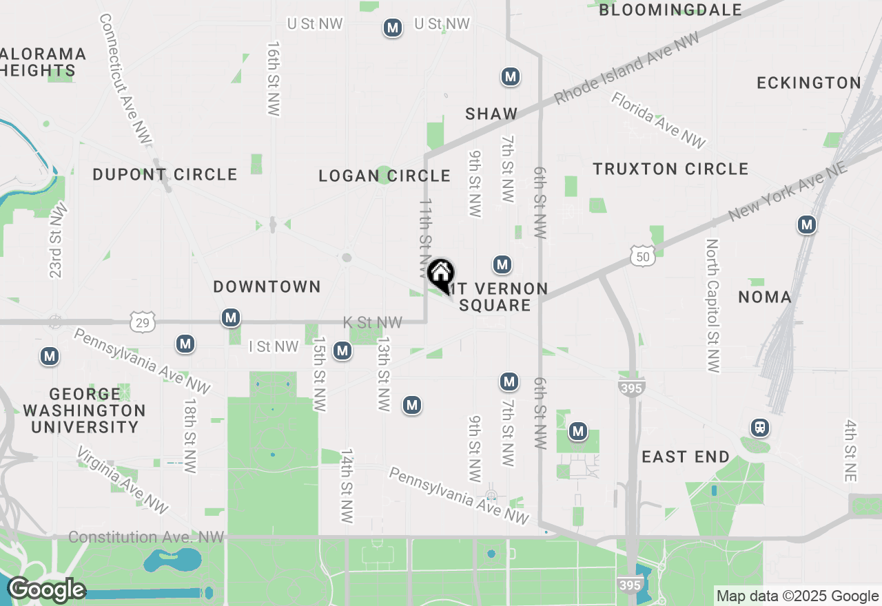 Map of 1010 Massachusetts Avenue Nw #706, Washington, DC 20001