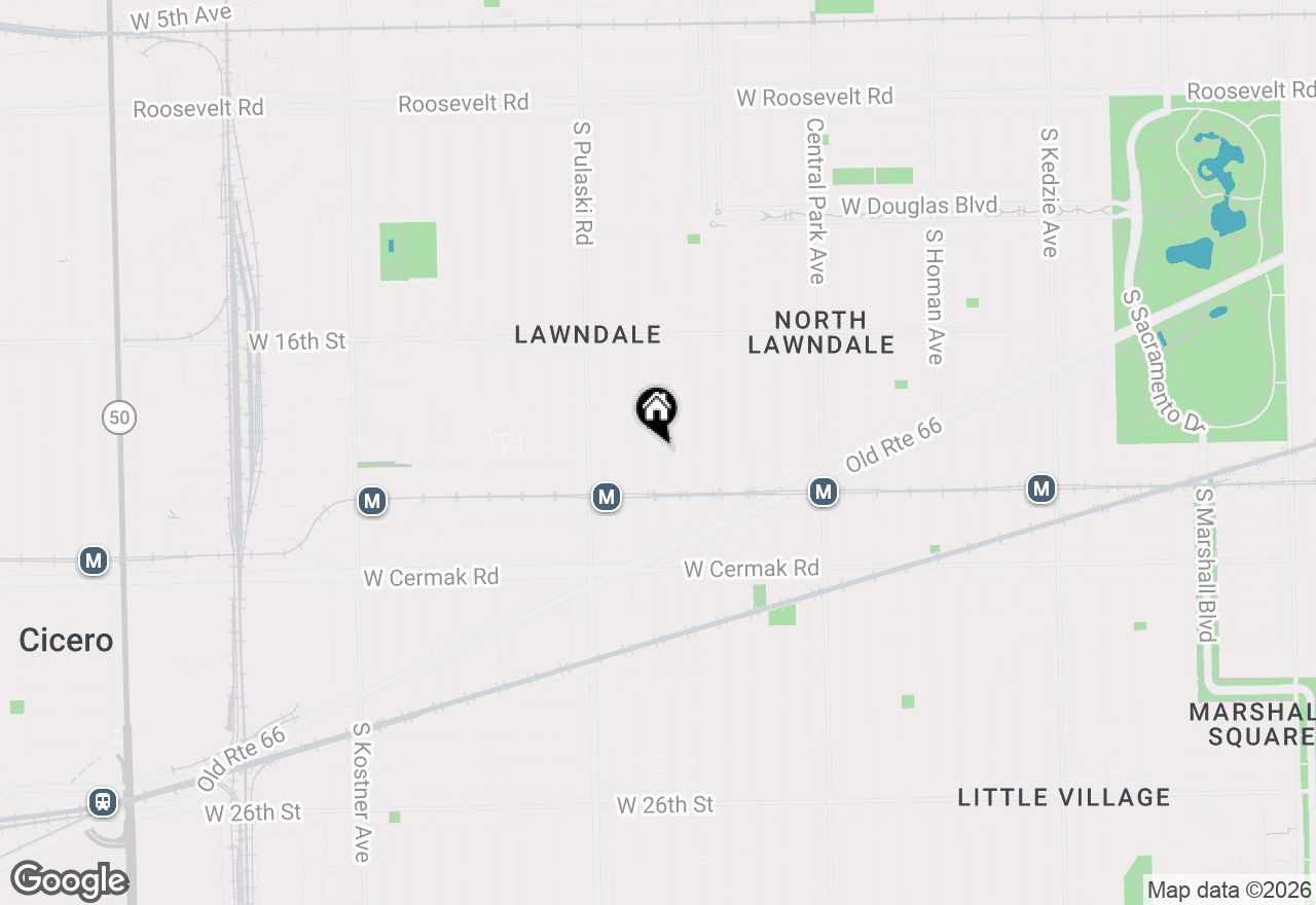 Map of (Address confidential), Chicago, Illinois 60623